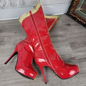 Ellie Comet Superhero High Heeled Boots
